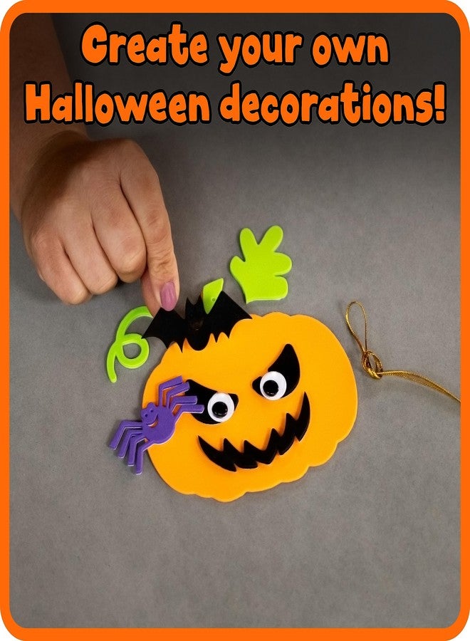 Ready 2 Learn Create Your Own Halloween Pumpkins | Set of 4 | Halloween Crafts for Kids Ages 4-8 | DIY Party Favors, Ornaments, Magnets and Decor - Image 3